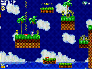 A new Sonic platform game. 7 great zones, 7 adrenalinics special stages, 7 boss stage for a great action platform! A very hard challenge!